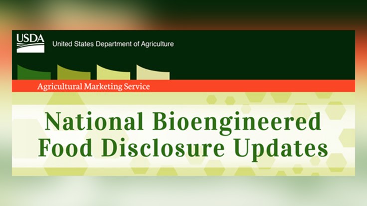 USDA Provides National Bioengineered Food Disclosures Updates - Quality ...