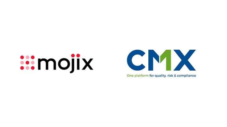 Mojix and CMX logos