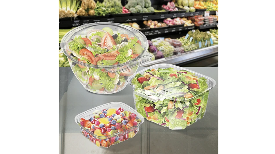 Novolex is introducing food packaging containers that are both recyclable and made with a minimum 10% post-consumer recycled (PCR) content.